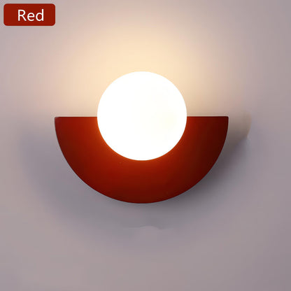 Halbmond Wandleuchte Schwarz | LED Wandlampe Innen 7