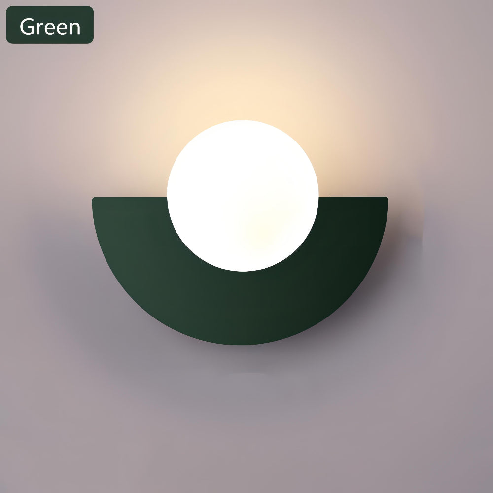 Halbmond Wandleuchte Schwarz | LED Wandlampe Innen 8