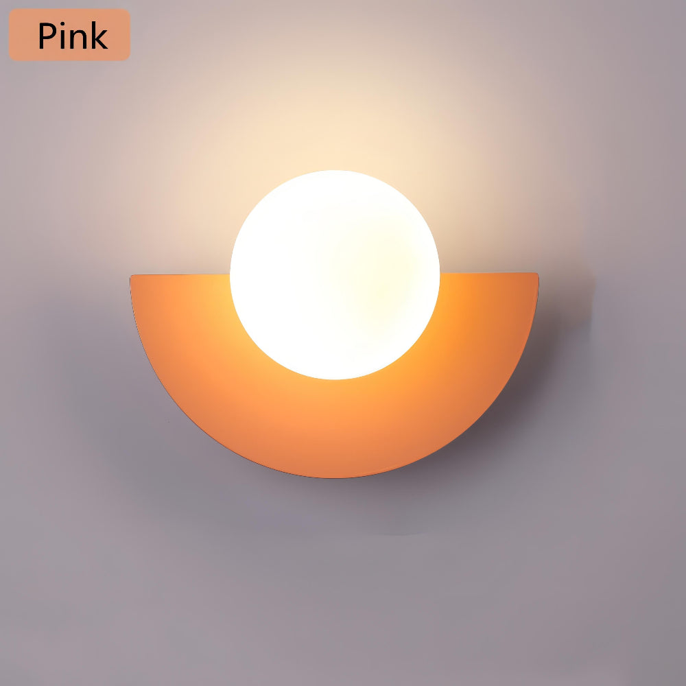 Halbmond Wandleuchte Schwarz | LED Wandlampe Innen 9