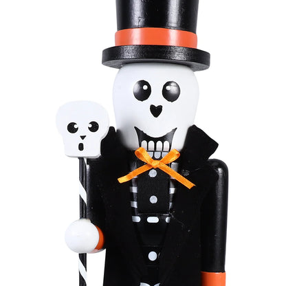 Halloween-Nussknacker | Handbemalte Holzdekoration 3