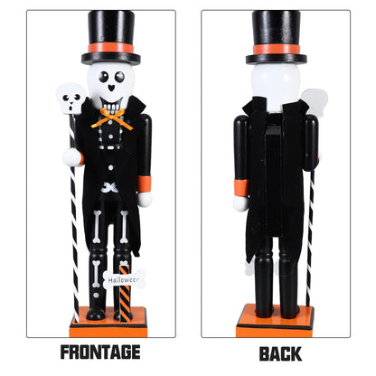 Halloween-Nussknacker | Handbemalte Holzdekoration 4