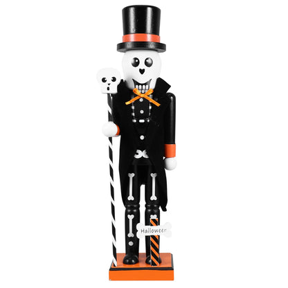 Halloween-Nussknacker | Handbemalte Holzdekoration 6