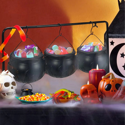Halloween Hexen Kessel Set | 3-teiliges Servier-Set für Deko
