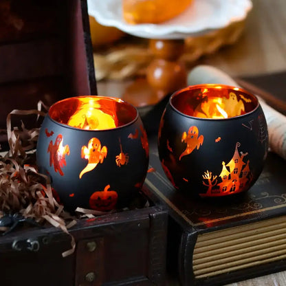 Halloween Kerzenhalter Set | Dekorative Tischdekoration 4