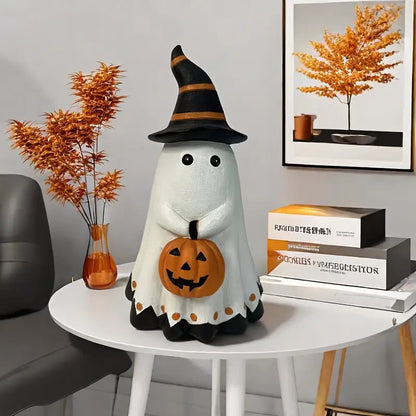 Halloween Kürbis Statue | Art-Déco Dekoration 0