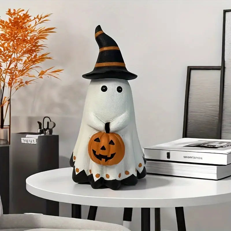 Halloween Kürbis Statue | Art-Déco Dekoration 6