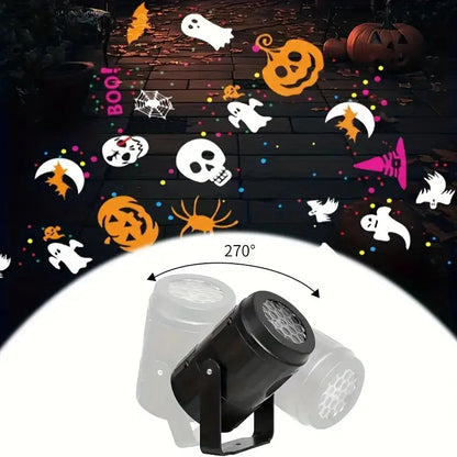 Halloween Projektorlampe | USB Lampe für Gruselige Dekoration 2