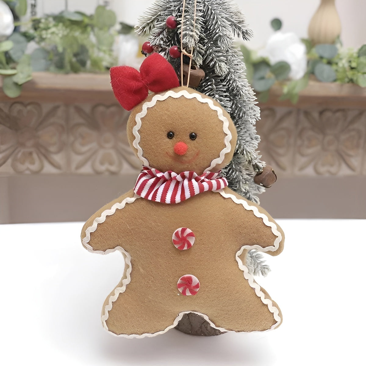 Handgefertigte Lebkuchenfigur | Weihnachtsbaumschmuck 0