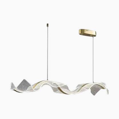 Hängelampe | Moderne LED Pendelleuchte mit Goldakzenten 6
