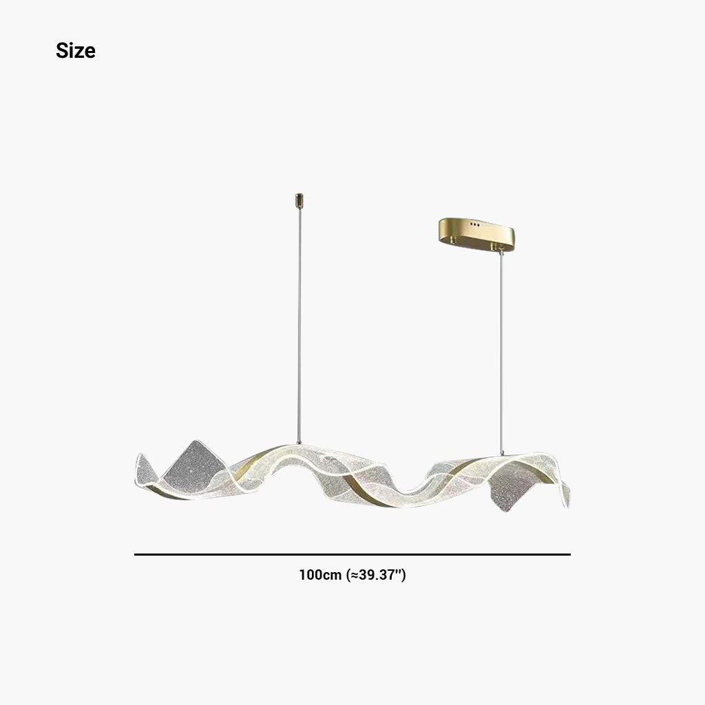 Hängelampe | Moderne LED Pendelleuchte mit Goldakzenten 7
