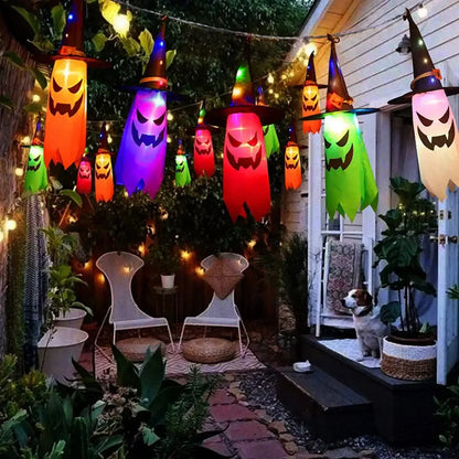 Hexenhut Lichterkette | LED Lichterkette Outdoor für Halloween 1