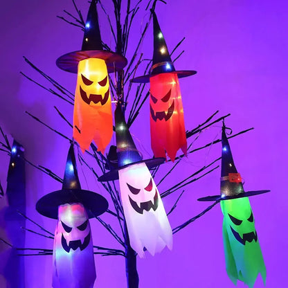 Hexenhut Lichterkette | LED Lichterkette Outdoor für Halloween 3