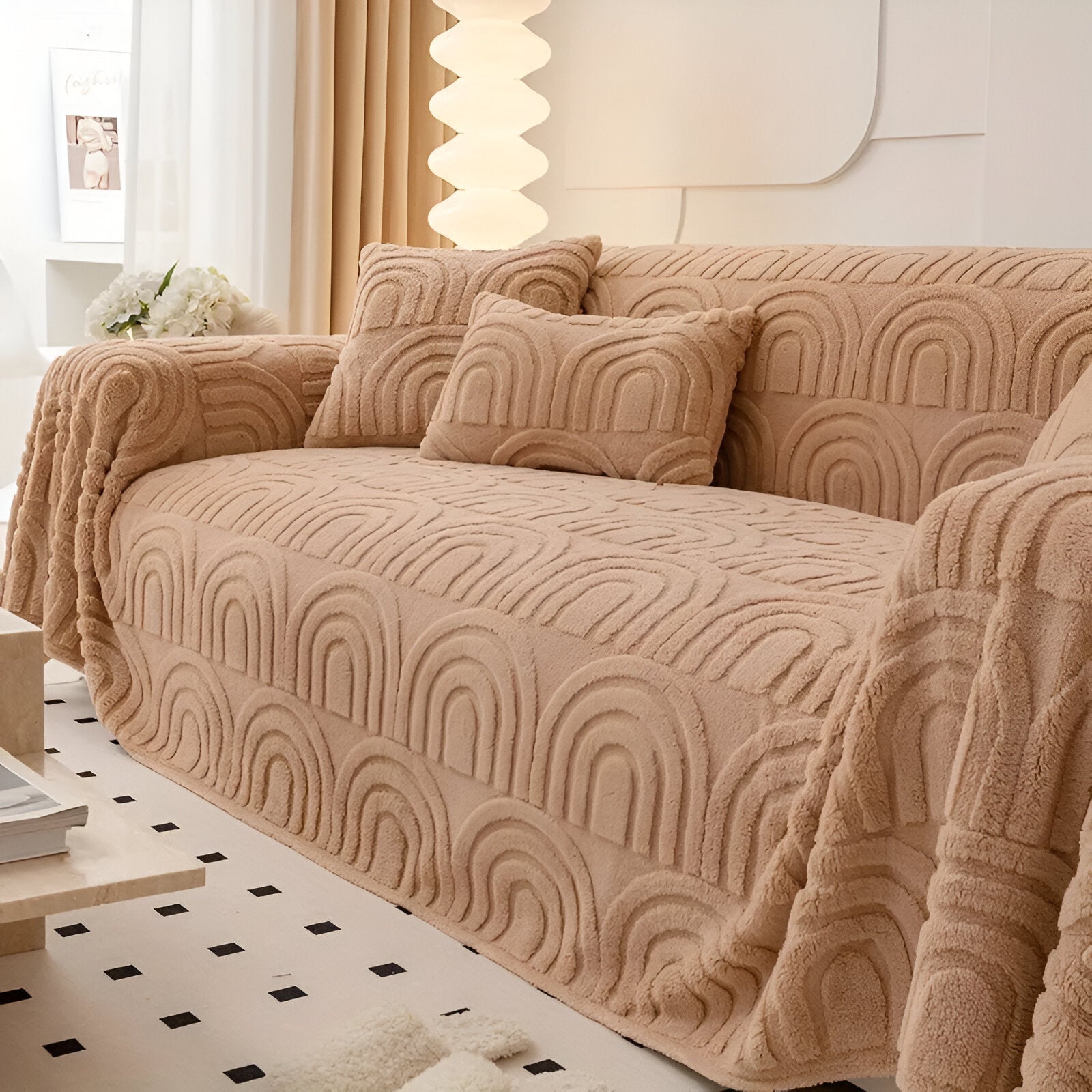 Variant image for ArchPlush Sofabezug | Jacquard Sofa Überzug für alle Sofatypen-9
