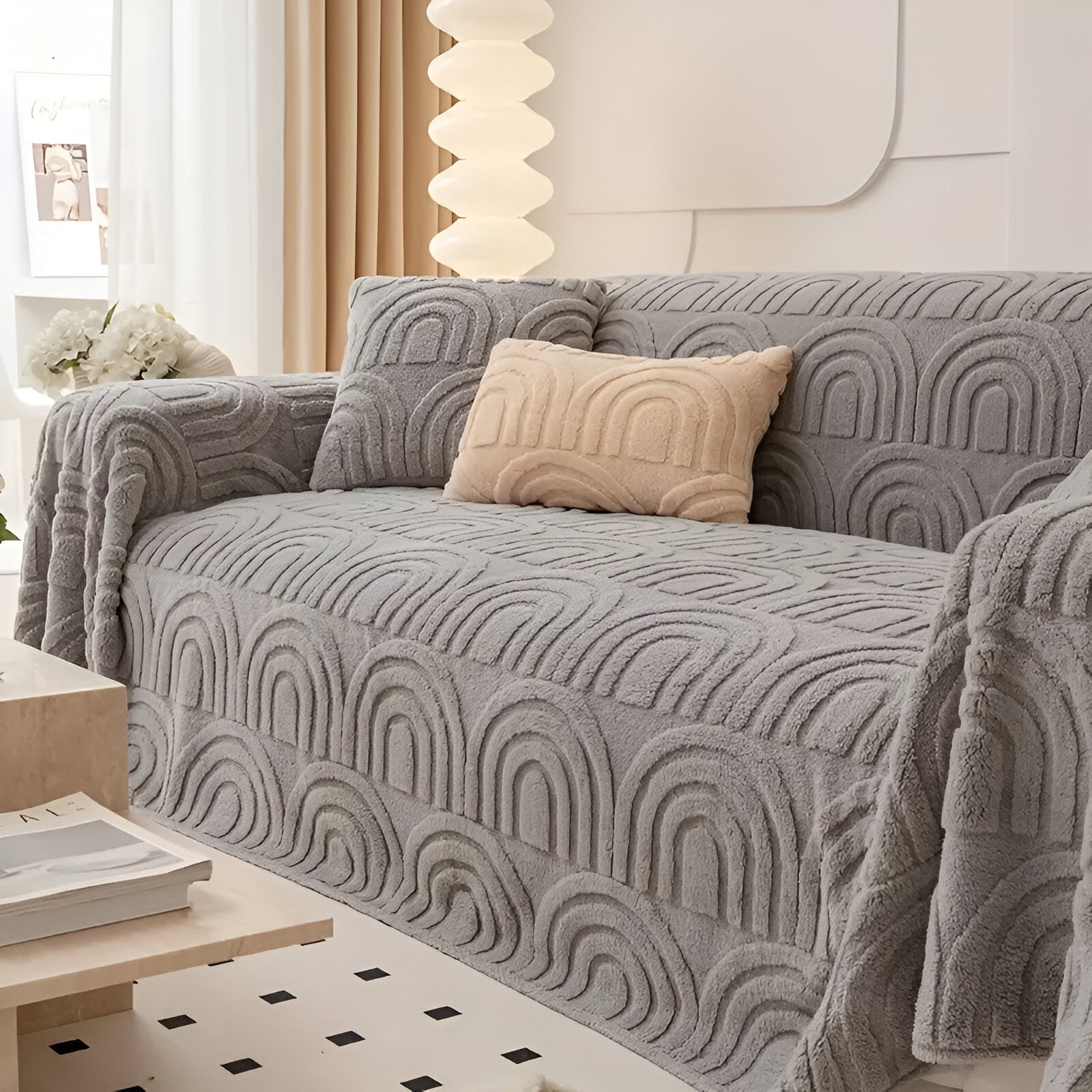 Variant image for ArchPlush Sofabezug | Jacquard Sofa Überzug für alle Sofatypen-5