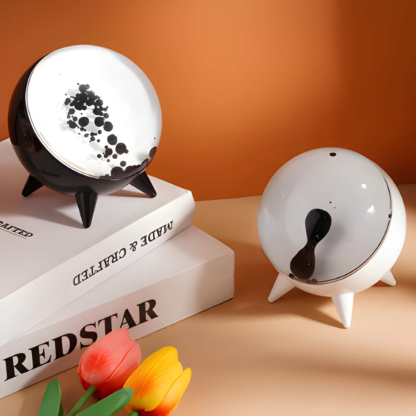 GrooveFlex Ferrofluid Lautsprecher | Kabelloser Bluetooth Lautsprecher mit 8 Stunden Akkulaufzeit und Visuellen Effekten-6