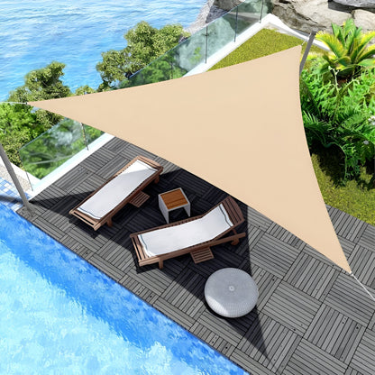TriBlocker Wasserdichtes Dreieckiges Sonnensegel – UV-Schutz für Terrasse, Balkon und Garten-1