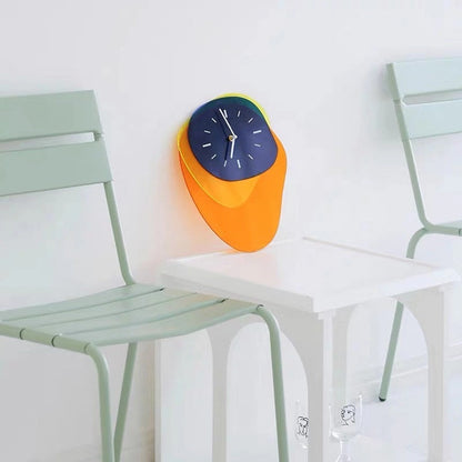 HueTime | Wanduhr Modern Neon Blau 25x35 cm Acryl 4