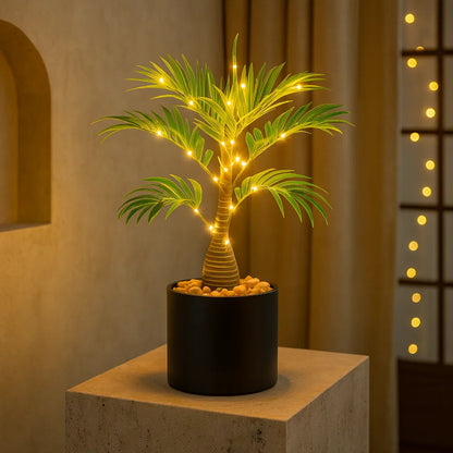 Inselpalmenlampe | LED Tischleuchte 0