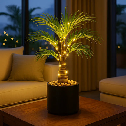 Inselpalmenlampe | LED Tischleuchte 5