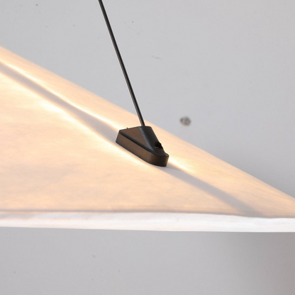 Japandi Hängeleuchte | Elegante Oval Pendelleuchte aus Metall 5