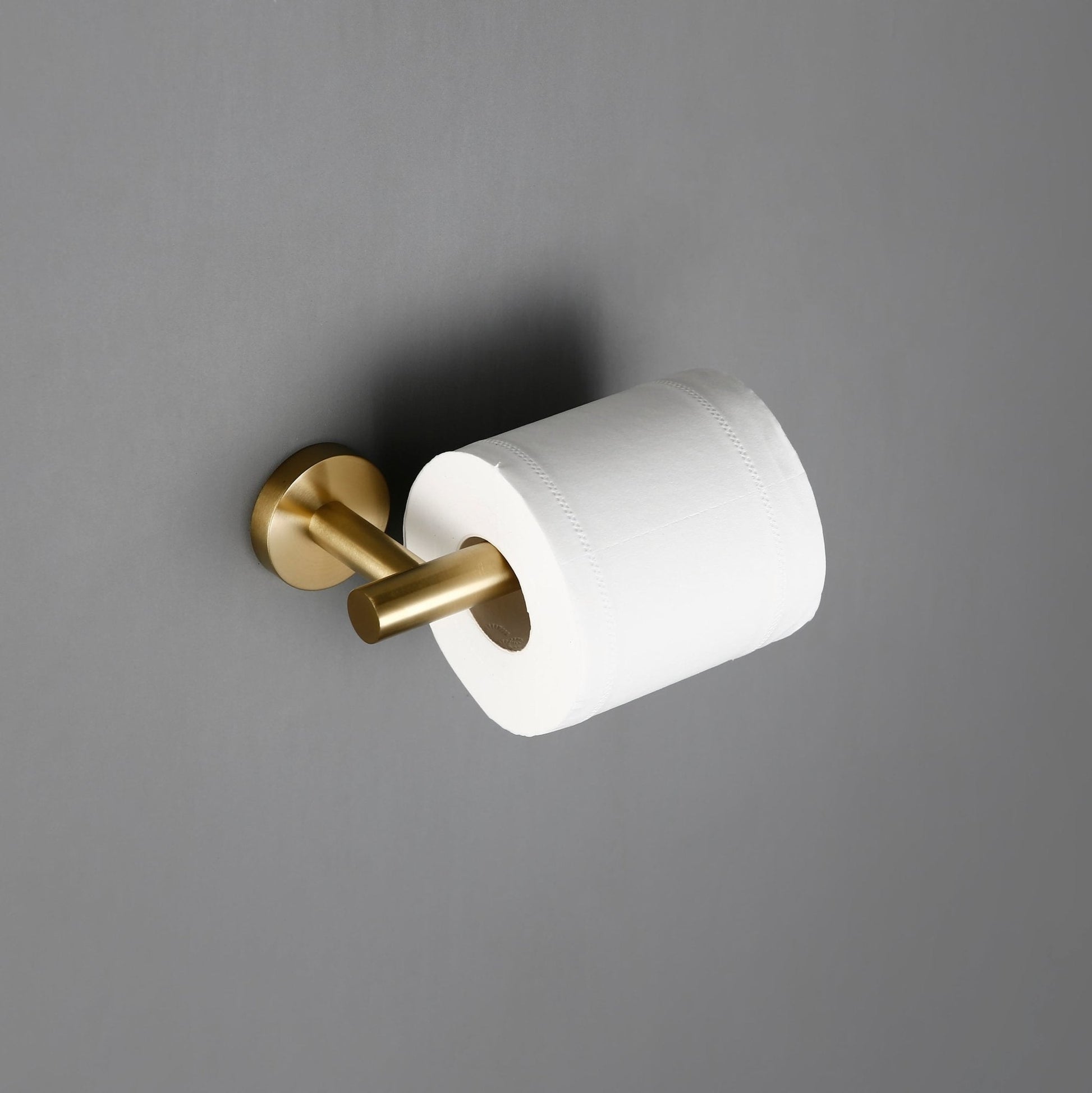 KOL | Runde Edelstahl Toilettenpapierhalter für Badezimmer 2