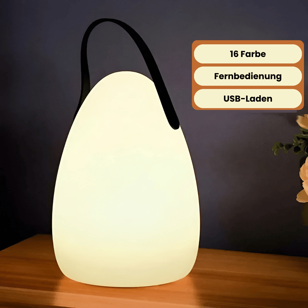 Kabellose LED Tischlampe | Tragbare Wasserdichte Leuchte 0