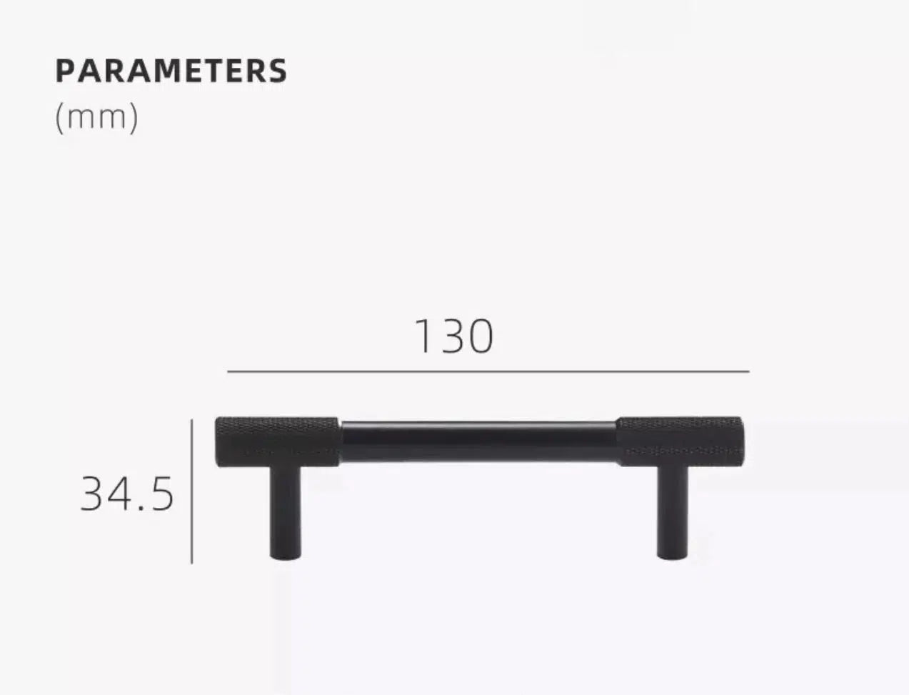 Knurled Tipps | Möbelgriff aus Messing für Küchenschränke 12