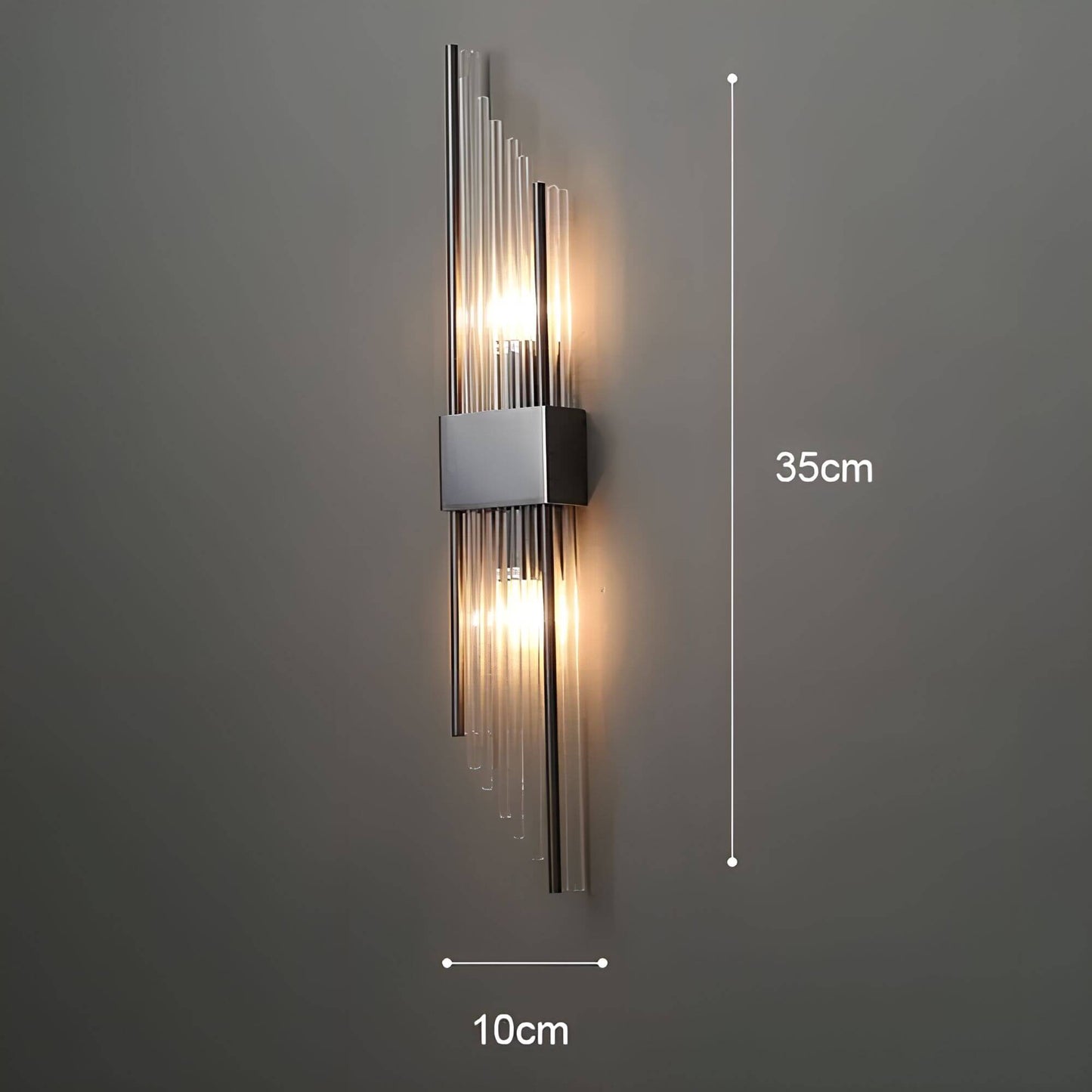 Kristall Wandleuchte | Elegante Wandlampe mit Lichtreflexionen 11