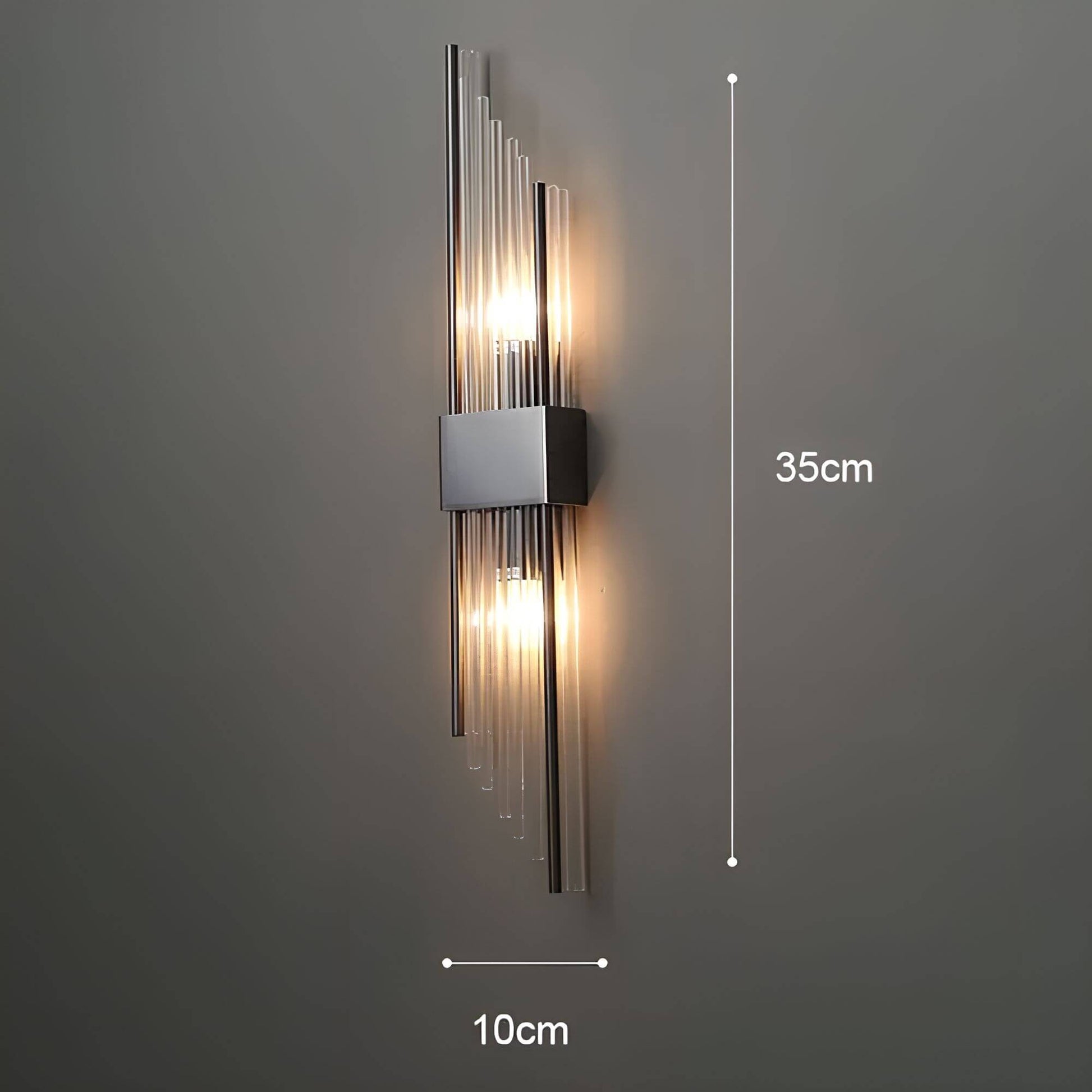 Kristall Wandleuchte | Elegante Wandlampe mit Lichtreflexionen 11