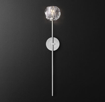Kristallwandleuchte | Moderne Wandlampe mit Chromoberfläche 10