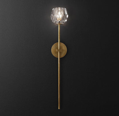 Kristallwandleuchte | Moderne Wandlampe mit Chromoberfläche 31
