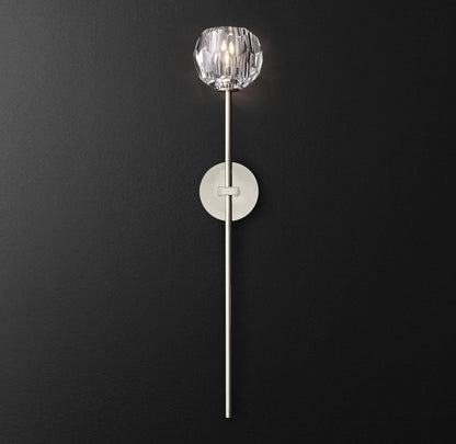 Kristallwandleuchte | Moderne Wandlampe mit Chromoberfläche 34