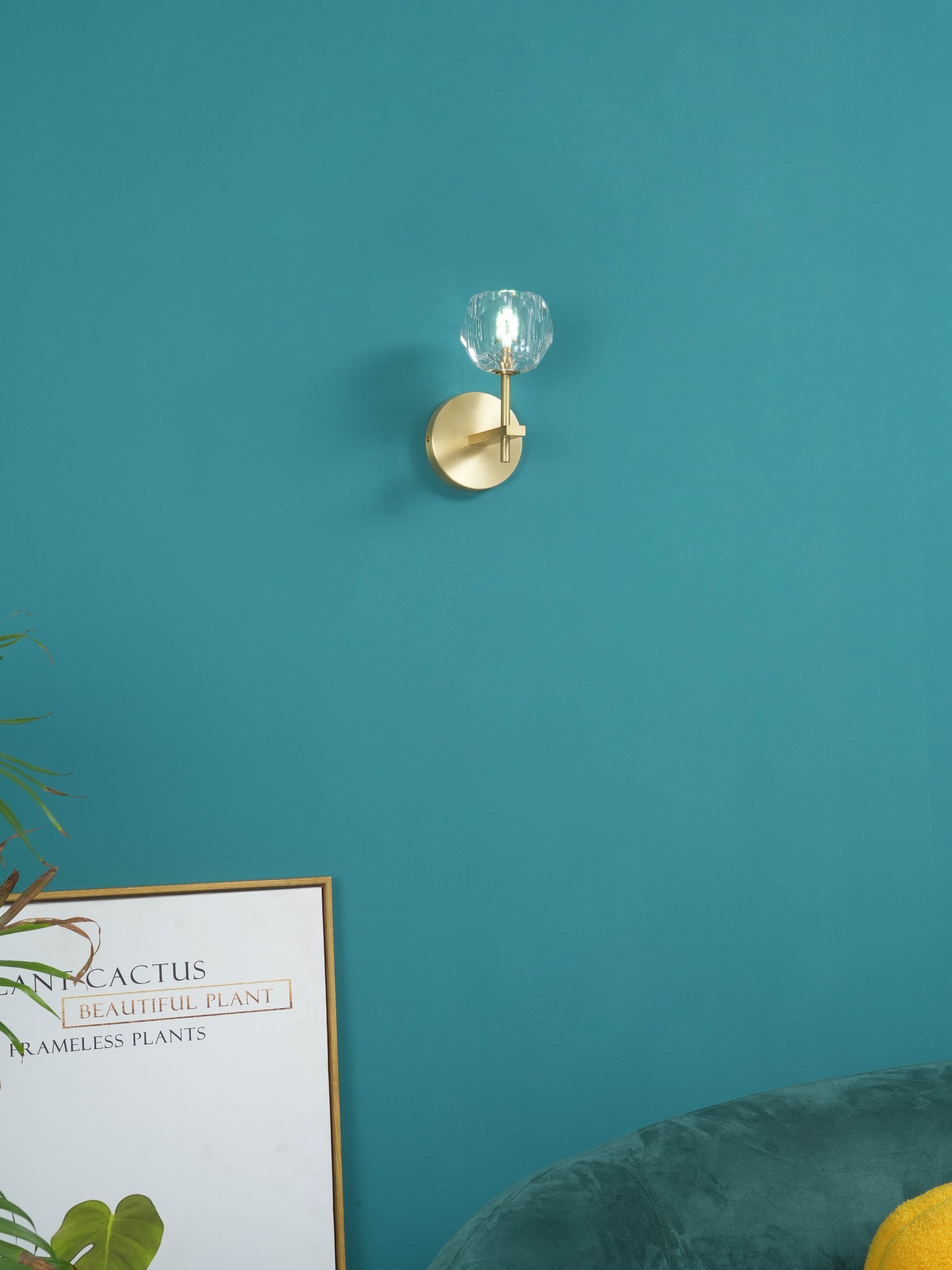 Kristallwandleuchte | Moderne Wandlampe mit Chromoberfläche 35