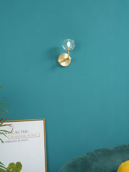 Kristallwandleuchte | Moderne Wandlampe mit Chromoberfläche 35