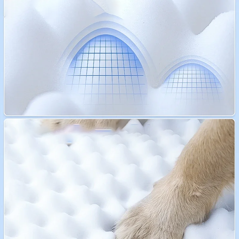 Kühlbett für Hunde | Atmungsaktives Hundebett mit Gel-Memory-Schaum 3