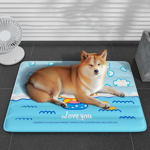 Kühlbett für Hunde | Tragbares Haustierbett mit Kühltechnologie 0