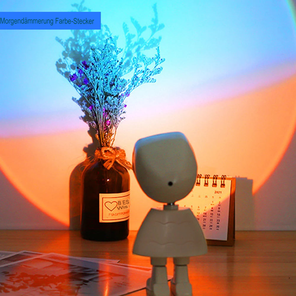 LED-Sunset-Lampe | Stimmungslicht für Entspannte Abende 5