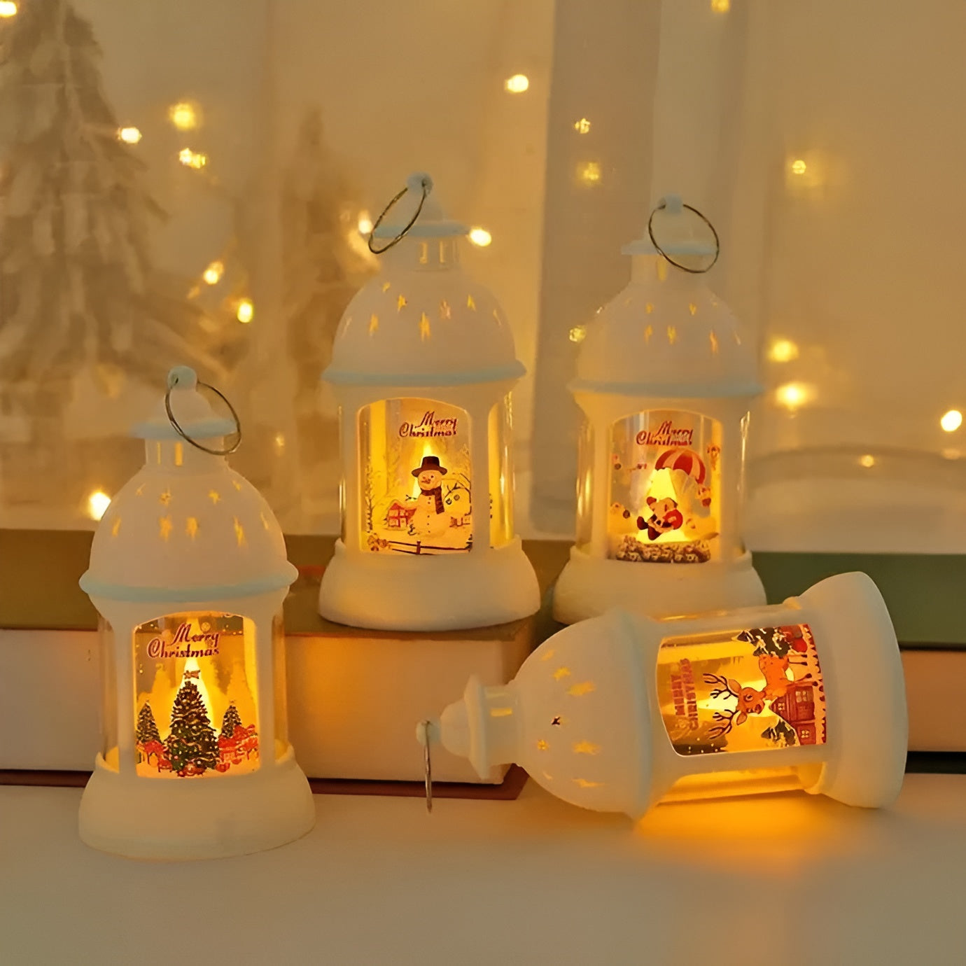 LED Weihnachtslaterne | Festliche Dekoration mit Warmem Licht 2