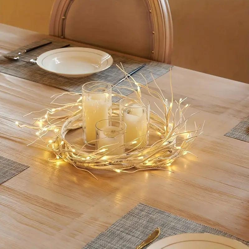 LED Zweig Girlande | Dekoration für Halloween und Weihnachten 1