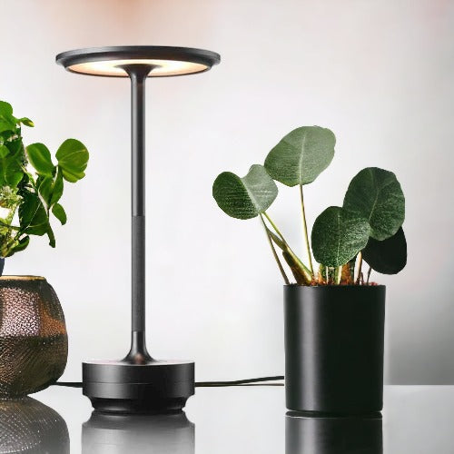 Variant image for Stellarglo Kabellose LED-Tischleuchte mit Smart Touch – Dimmbar, Edelstahl, Ideal für Innen und Außen-1