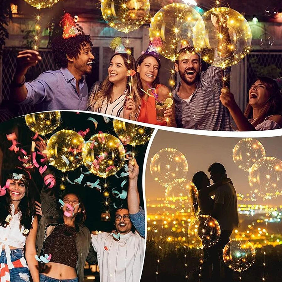 Leuchtende Luftballons | Hochzeits- und Partydekoration 2