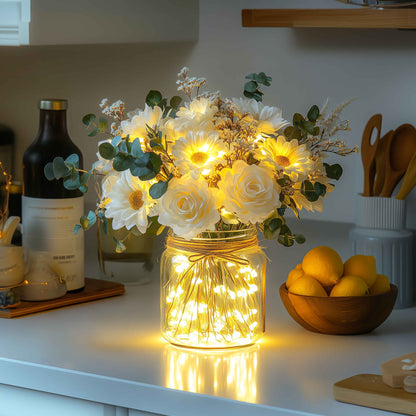 Leuchtender Blütenstrauß | LED Blumenarrangement 2
