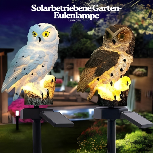 LumaOwl | Solarbetriebene Gartenlampe für Dekoration 0