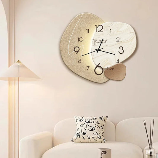 LuxeTick | Moderne Wanduhr Hingucker für Elegante Räume 0