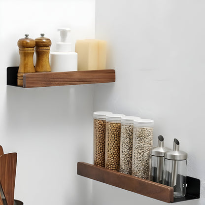 LuxeWood | Hölzernes Badezimmer-Organisationsregal 6