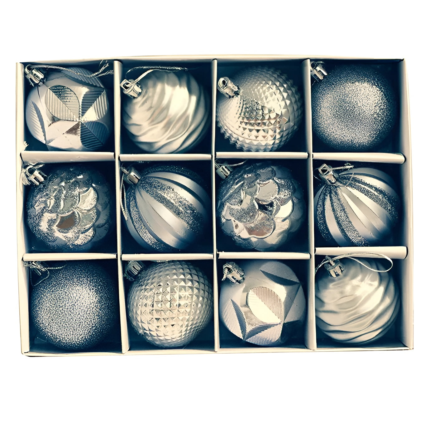 Luxuriöse Weihnachtskugeln Set | Kunstvolle Weihnachtsbaumkugeln 2