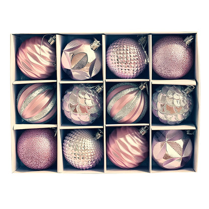 Luxuriöse Weihnachtskugeln Set | Kunstvolle Weihnachtsbaumkugeln 4