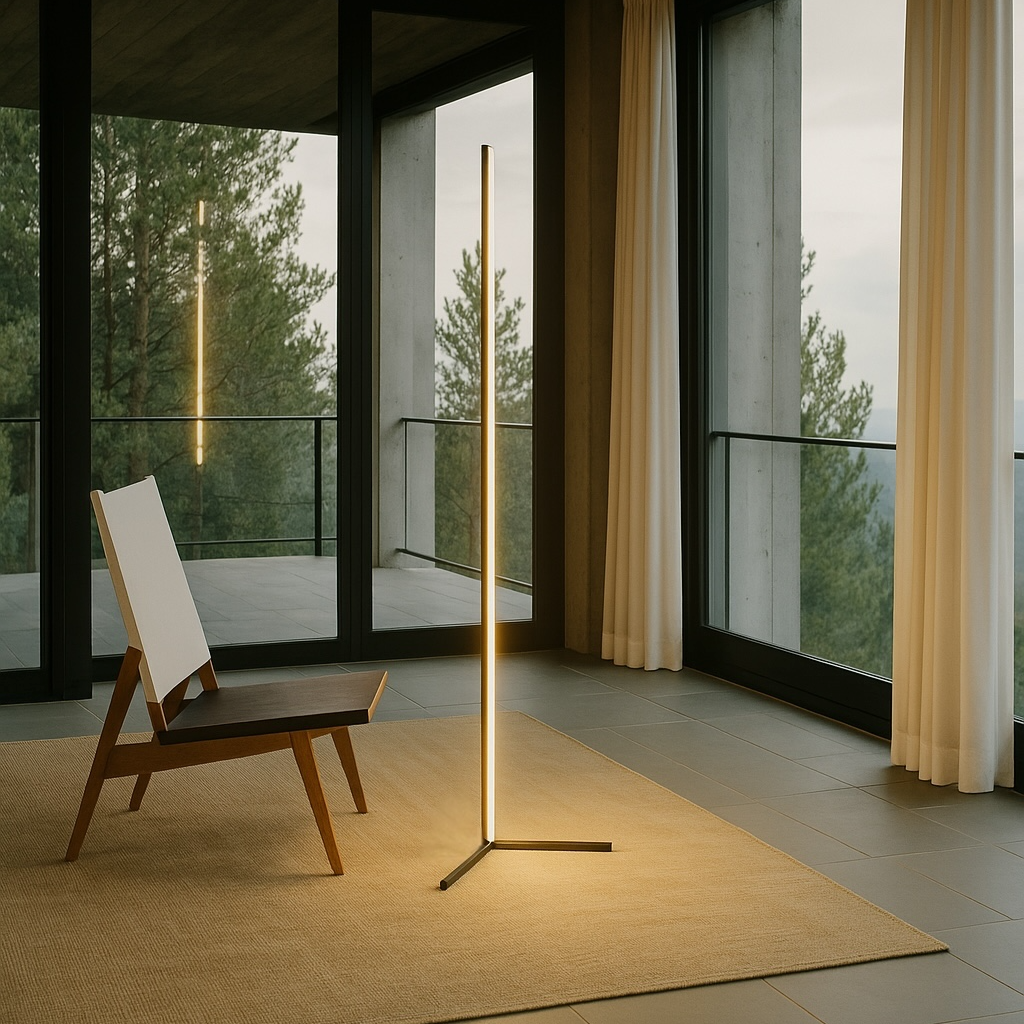 Lya | Stehlampe Schwarz für Wohnzimmer und moderne Räume 2