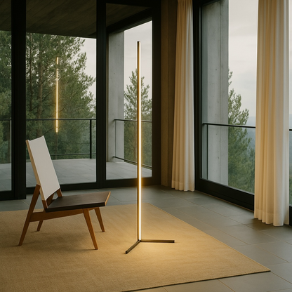 Lya | Stehlampe Schwarz für Wohnzimmer und moderne Räume 2