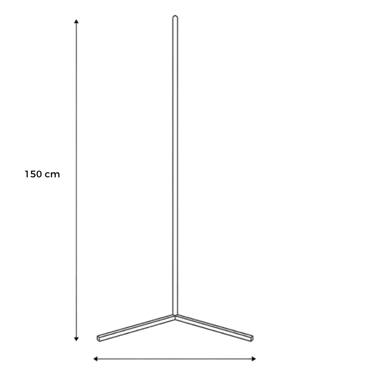 Lya | Stehlampe Schwarz für Wohnzimmer und moderne Räume 7